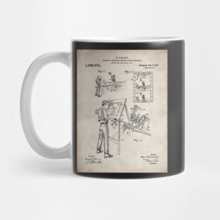 Animation Patent - Cartoonist Home Theater Art - Antique Mug